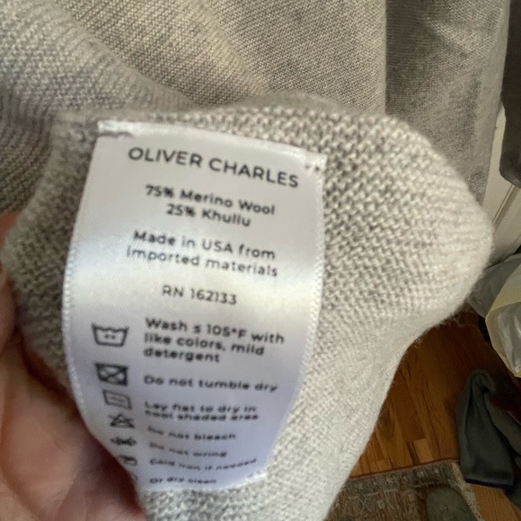 Oliver Charles Crew Neck Sweater - large - Picture 4 of 5